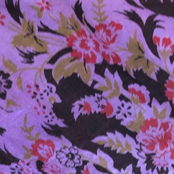 Gorgeous Floral Reversible Silk Scarf - Picture 7 of 8